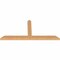 Ekena Millwork Portland Timber Gable Bracket, Western Red Cedar, 84"W x 38"H x 3 1/2"D x 5 1/2"F, 11/12 Pitch GBW084X38X0406POR00SWR - alternate 3